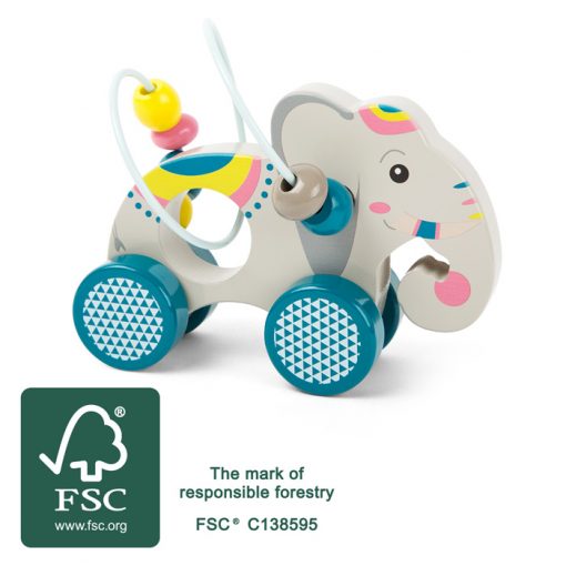 drambliukas su karoliukų labirintu - FSC sertifikatas