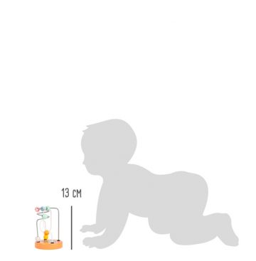 Pastelinis karoliukų labirintas