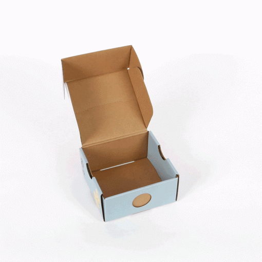 pakavimo dėžės perdirbimas į produktų laikymo dėžutę